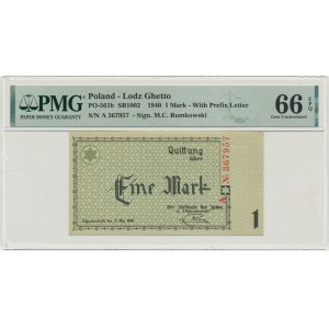 1 Mark 1940 - A - 6 digit series - PMG 66 EPQ