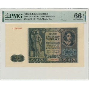 50 złotych 1941 - A - PMG 66 EPQ