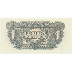 1 Zloty 1944 ...owe - OK 764560 - Gedenkausgabe - unbedruckt