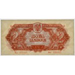 2 zloty 1944 ...owe - AC 111111 - emissione commemorativa - non stampata