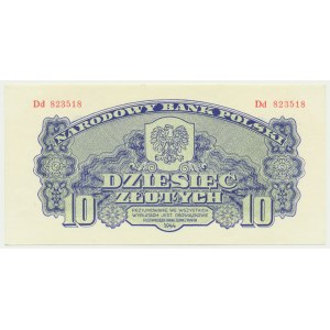 10 zloty 1944 ...owe - Dd 823518 - émission commémorative - non imprimée