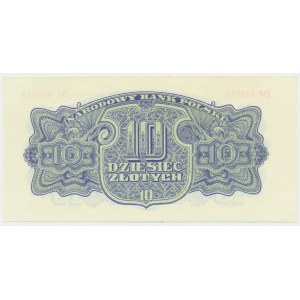 10 Zloty 1944 ...schuldig - Dd 823518 - Gedenkausgabe - unbedruckt