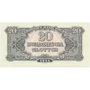 20 zloty 1944 ...owe - Ak 671154 - commemorative issue - unprinted