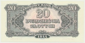 20 zloty 1944 ...owe - Ak 671154 - emissione commemorativa - non stampata