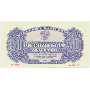 50 zloty 1944 ...owe - At - émission commémorative - non imprimée