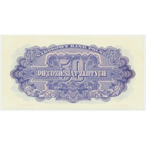 50 Zloty 1944 ...owe - At - Gedenkausgabe - unbedruckt