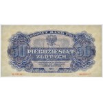 50 Zloty 1944 ...owe - At - Gedenkausgabe - unbedruckt