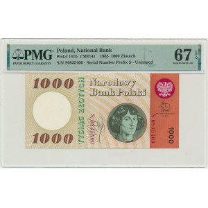 1.000 Oro 1965 - S - PMG 67 EPQ