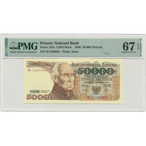 50.000 złotych 1989 - W - PMG 67 EPQ