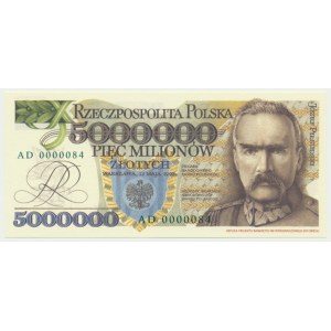 5 milionów złotych 1995 - AD 0000084 -