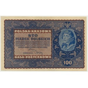 100 marek 1919 - 1. série Z - vzácnější varianta