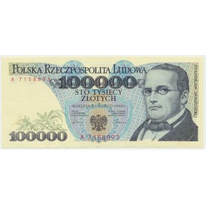 PLN 100.000 1990 - A -