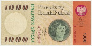 1,000 zloty 1965 - A -.