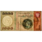 1,000 zloty 1965 - P -.