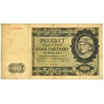500 zloty 1940 - A - Londres faux numéral