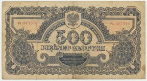 500 PLN 1944 ...ow - PA -