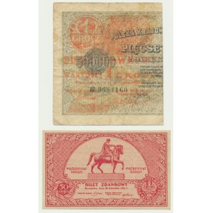 Satz, 1-50 Pfennige 1924 (2 Stk.)