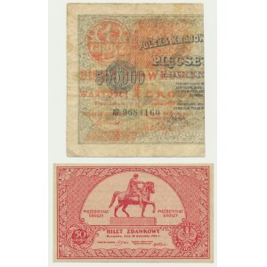 Set, 1-50 penny 1924 (2 pezzi)