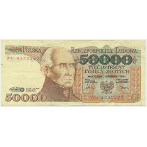 50.000 zl 1989 - AU -