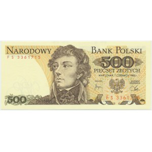 500 zloty 1982 - FS -