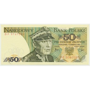 50 zloty 1982 - DP -.