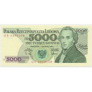 5,000 PLN 1988 - DR -.
