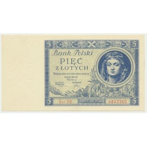 5 zlotých 1930 - Sér. DB. -