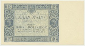 5 zloty 1930 - Ser. DB. -