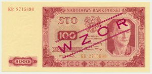 100 zloty 1948 - MODELLO - KR -.