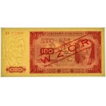 100 zloty 1948 - MODÈLE - KR -.