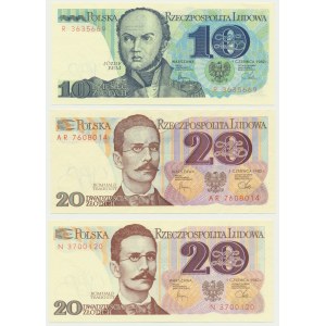 Sada, £10-20 1982 (3 položky)