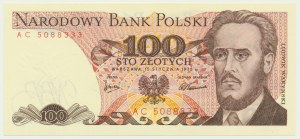 100 PLN 1975 - AC -