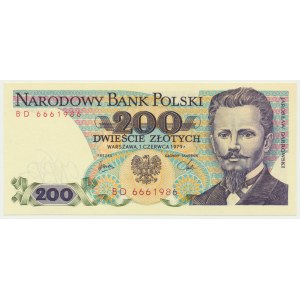 200 złotych 1979 - BD -