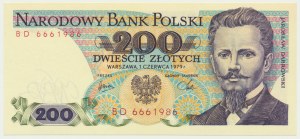 200 zloty 1979 - BD -.