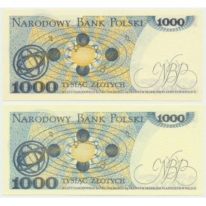 Sada, 1 000 liber 1979-82 (2 ks)