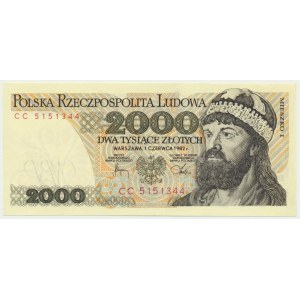 2.000 PLN 1982 - CC -