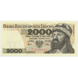 2,000 zloty 1979 - T -.