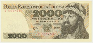 2,000 zl 1977 - E -.