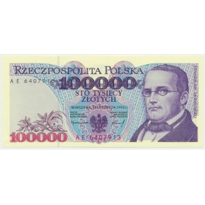 100,000 zloty 1993 - AE - last series