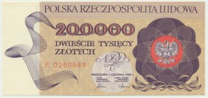 200 000 zl 1989 - F -