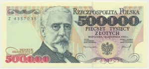 500 000 PLN 1993 - Z - dernière série