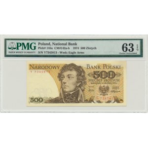 500 złotych 1974 - Y - PMG 63 EPQ