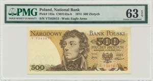 500 złotych 1974 - Y - PMG 63 EPQ