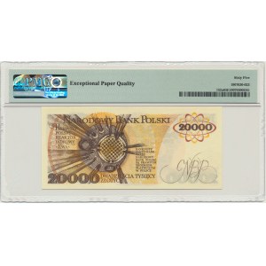 20.000 złotych 1989 - Y - PMG 65 EPQ