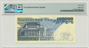 100.000 PLN 1990 - AT - PMG 68 EPQ