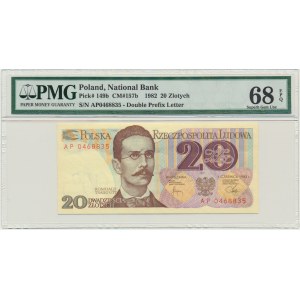 20 zlatých 1982 - AP - PMG 68 EPQ