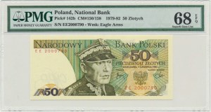 50 złotych 1982 - EE - PMG 68 EPQ