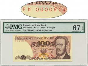 100 gold 1979 - FK 0000813 - PMG 67 EPQ - low number