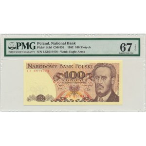 100 złotych 1982 - LK - PMG 67 EPQ