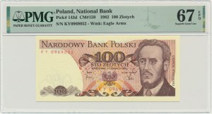 100 złotych 1982 - KY - PMG 67 EPQ